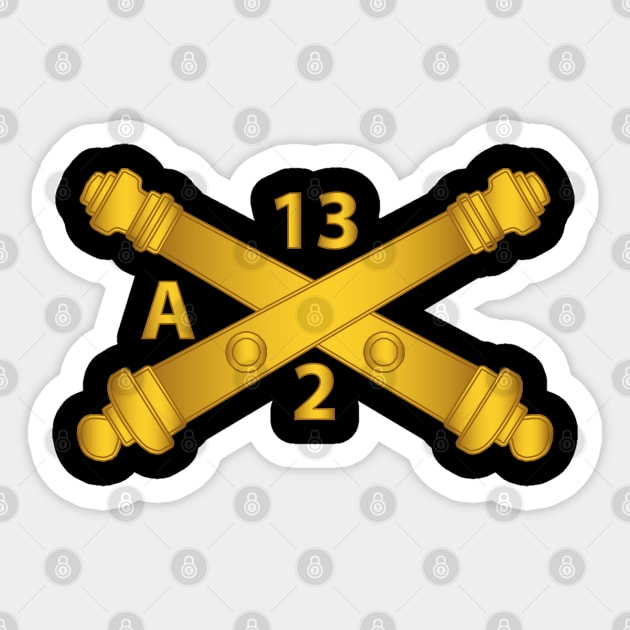 Alpha Battery, 2nd Bn, 13th Field Artillery Regiment - Arty Br wo Txt Sticker by twix123844